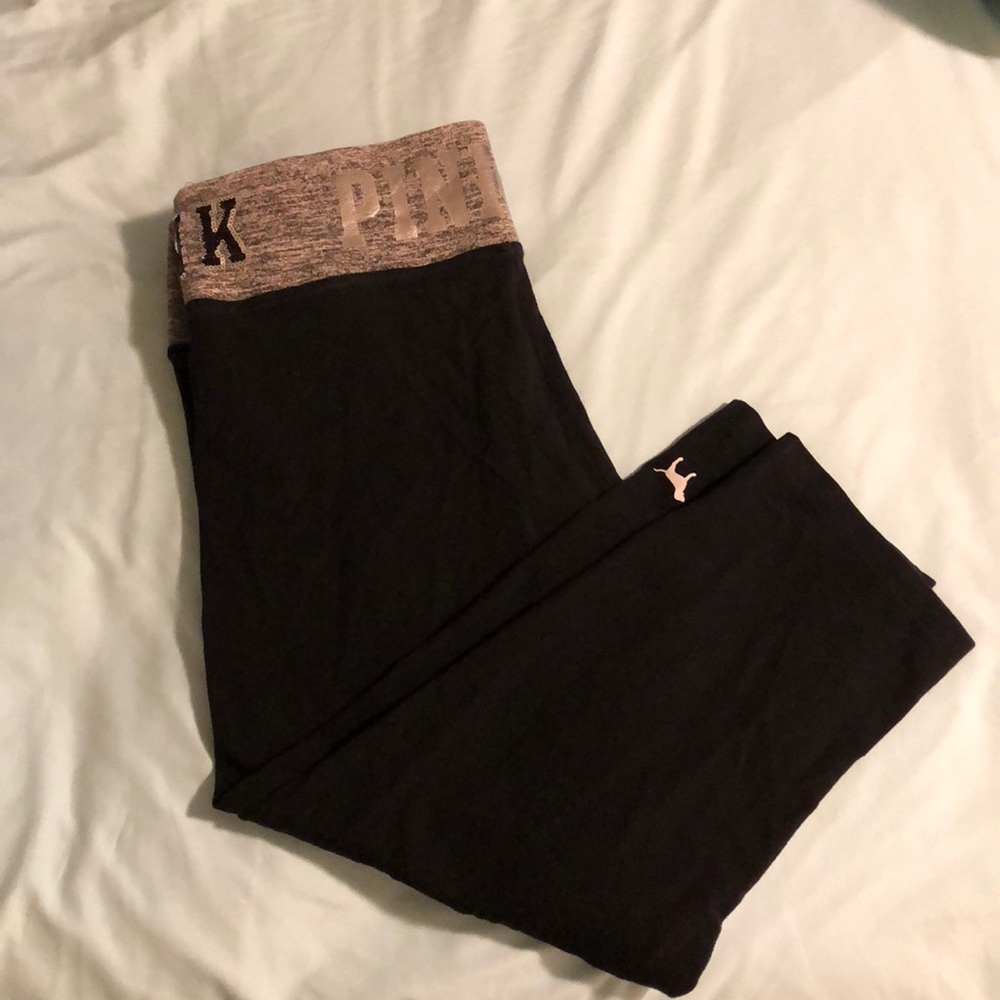 Pink capris crop yogas pants!